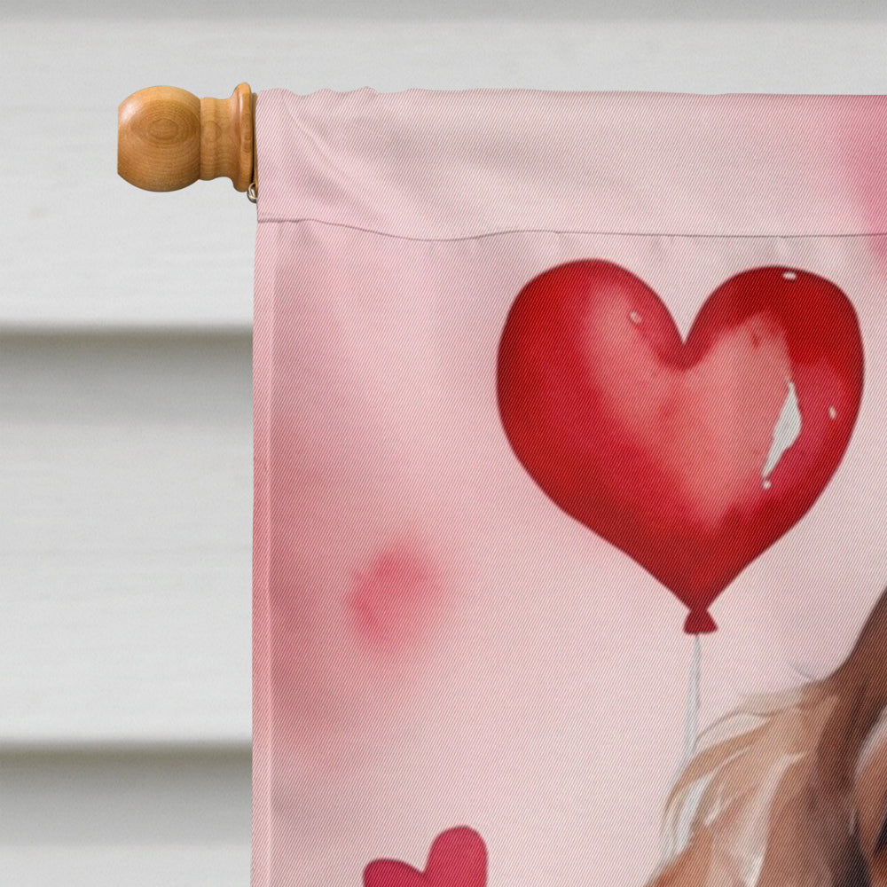 Glamorous Pups : Cocker Spaniel My Valentine House Flag