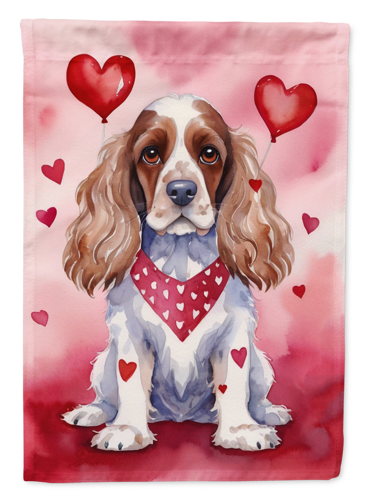 Glamorous Pups : Cocker Spaniel My Valentine House Flag