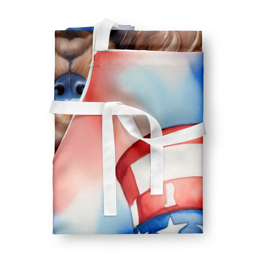 Glamorous Pups : Cocker Spaniel Patriotic American Apron