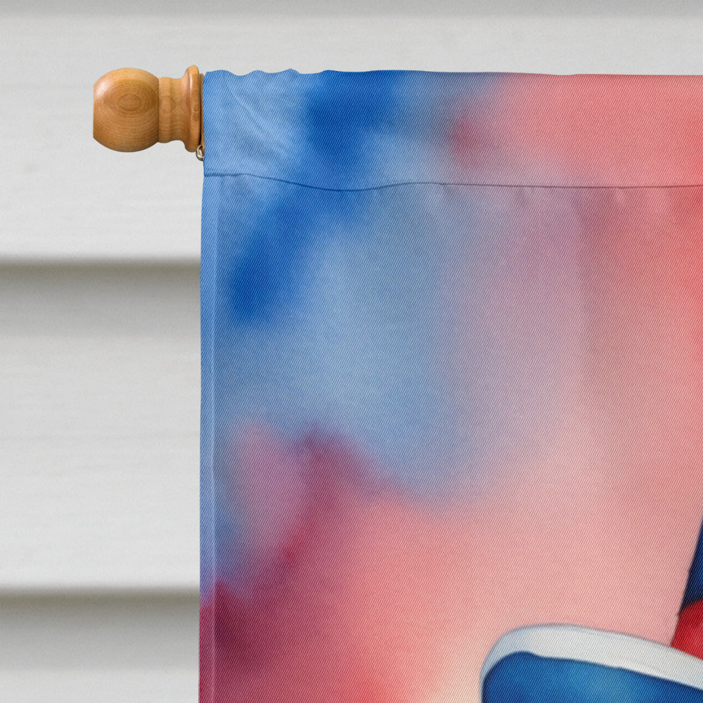 Glamorous Pups : Cocker Spaniel Patriotic American House Flag