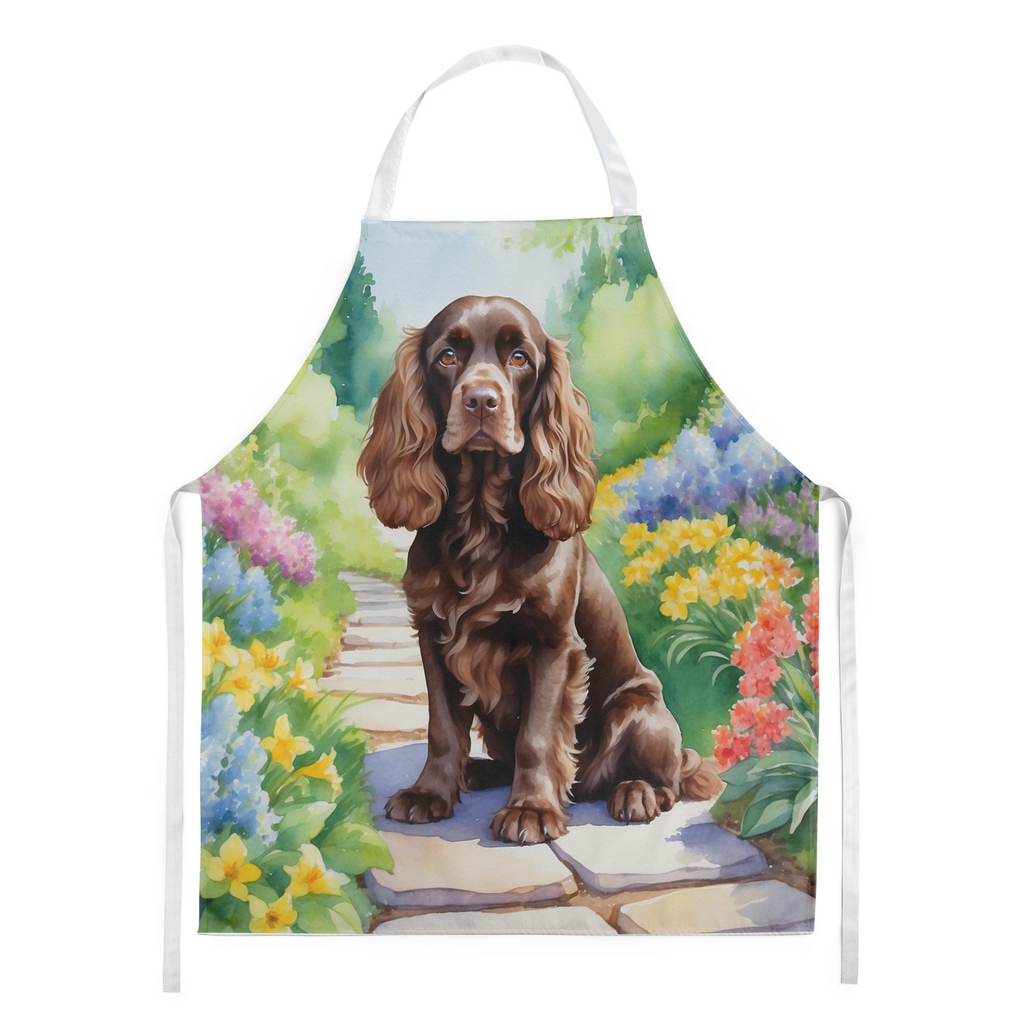 Glamorous Pups : Cocker Spaniel Spring Path Apron
