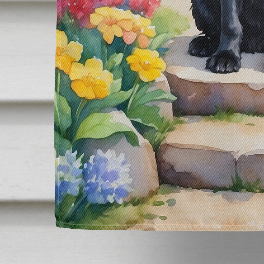 Glamorous Pups : Cocker Spaniel Spring Path House Flag