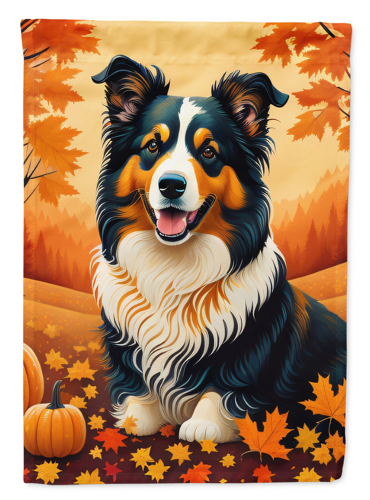 Glamorous Pups : Collie Fall Garden Flag
