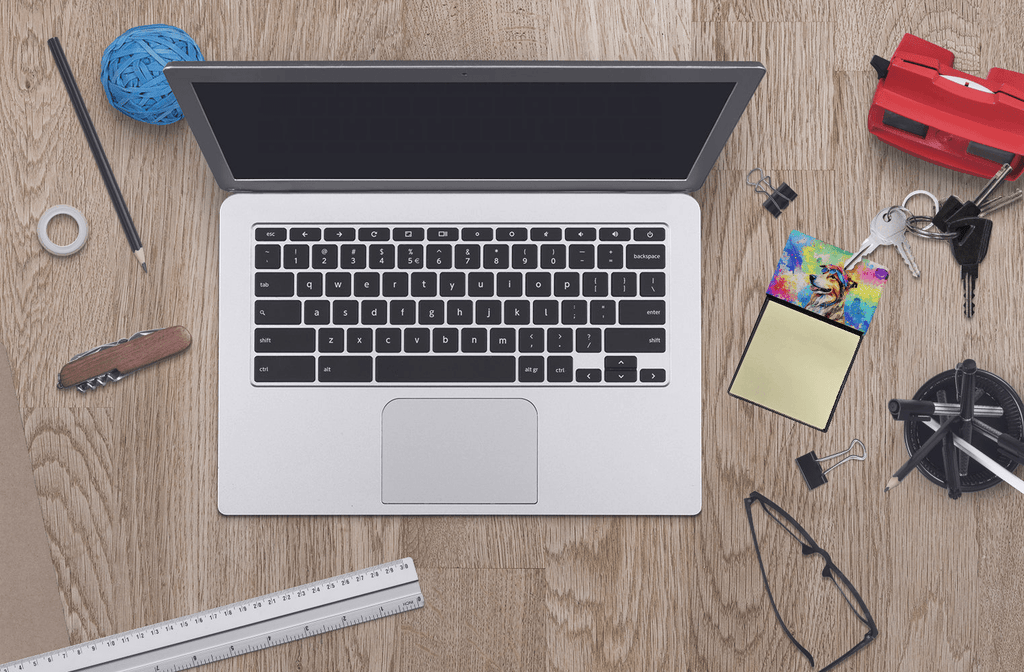 Glamorous Pups : Collie Hippie Dawg Sticky Note Holder