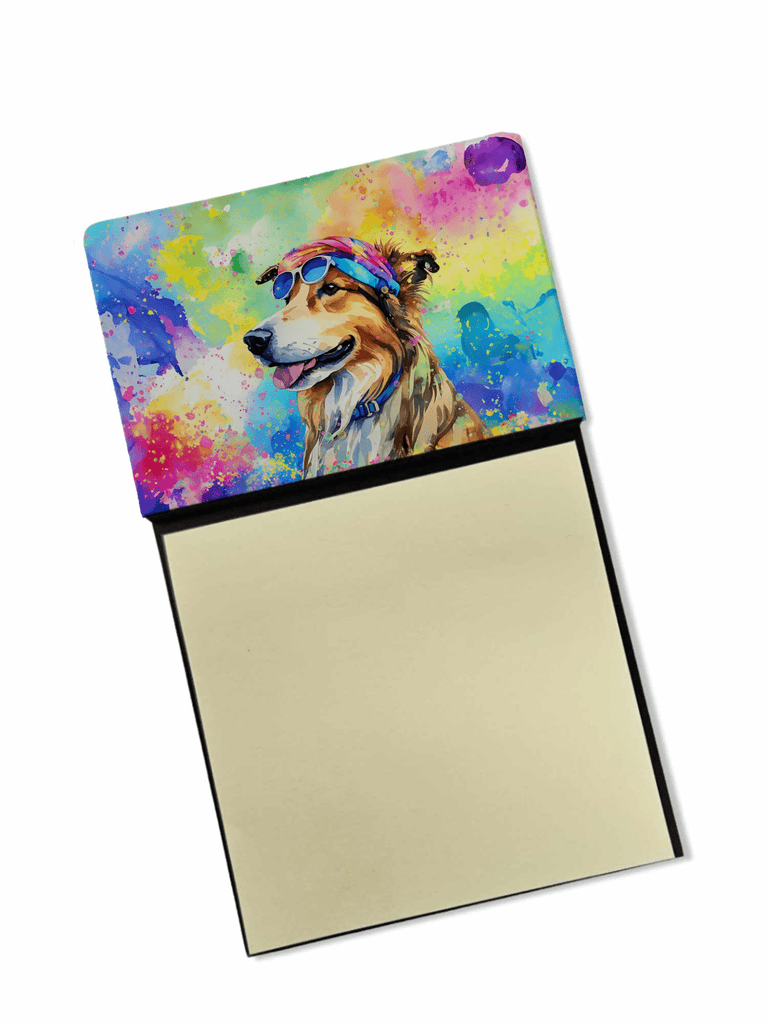 Glamorous Pups : Collie Hippie Dawg Sticky Note Holder