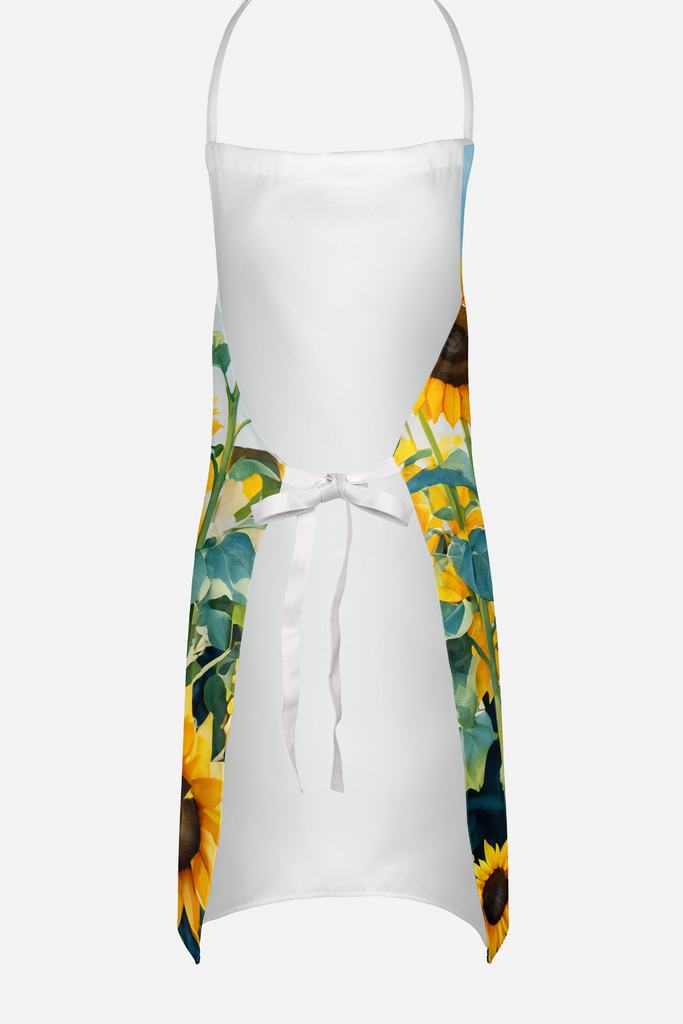 Glamorous Pups : Collie in Sunflowers Apron