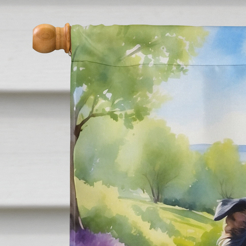 Glamorous Pups : Collie Spring Path House Flag