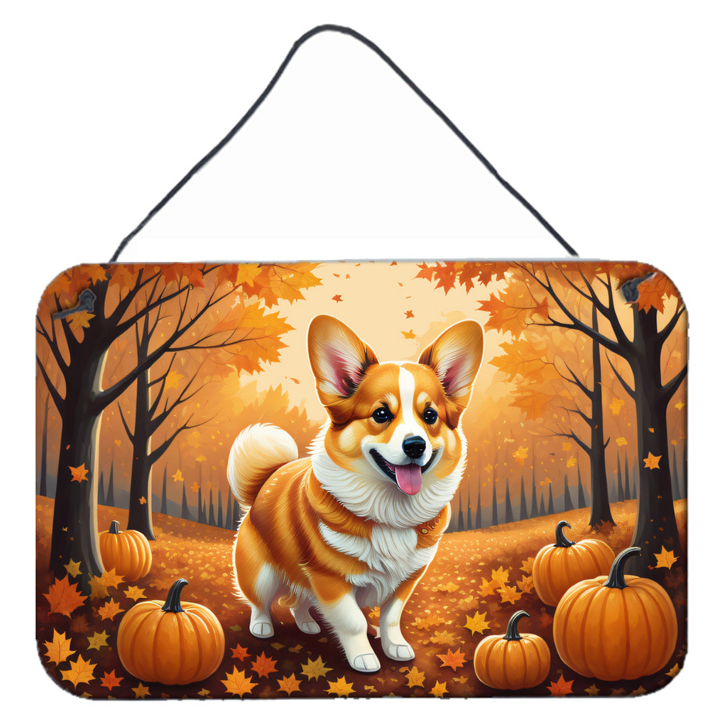 Glamorous Pups : Corgi Fall Wall or Door Hanging Prints