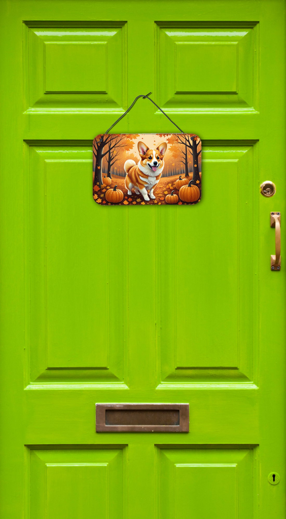 Glamorous Pups : Corgi Fall Wall or Door Hanging Prints