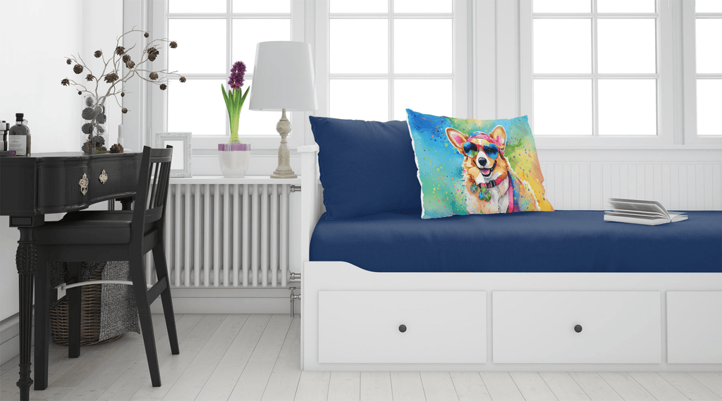 Glamorous Pups : Corgi Hippie Dawg Standard Pillowcase