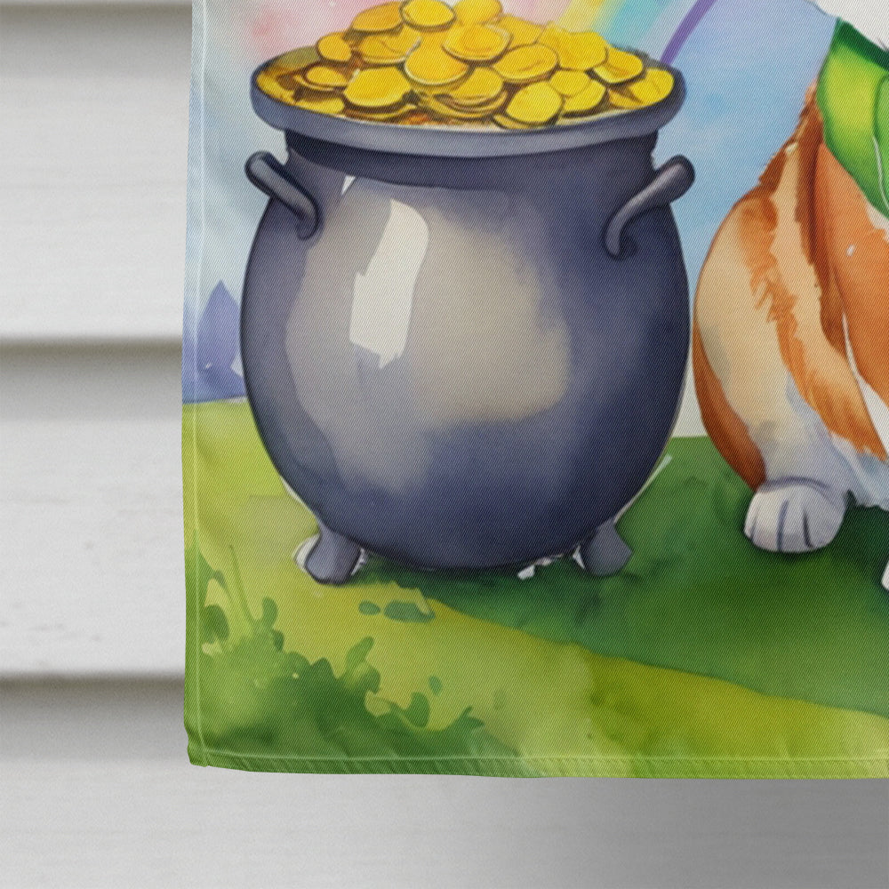 Glamorous Pups : Corgi St Patrick's Day House Flag