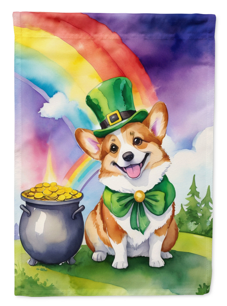 Glamorous Pups : Corgi St Patrick's Day House Flag