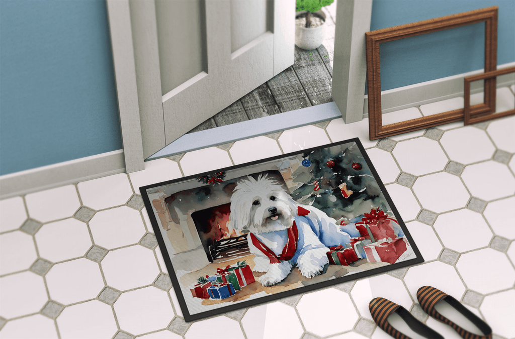 Glamorous Pups : Coton De Tulear Cozy Christmas Doormat