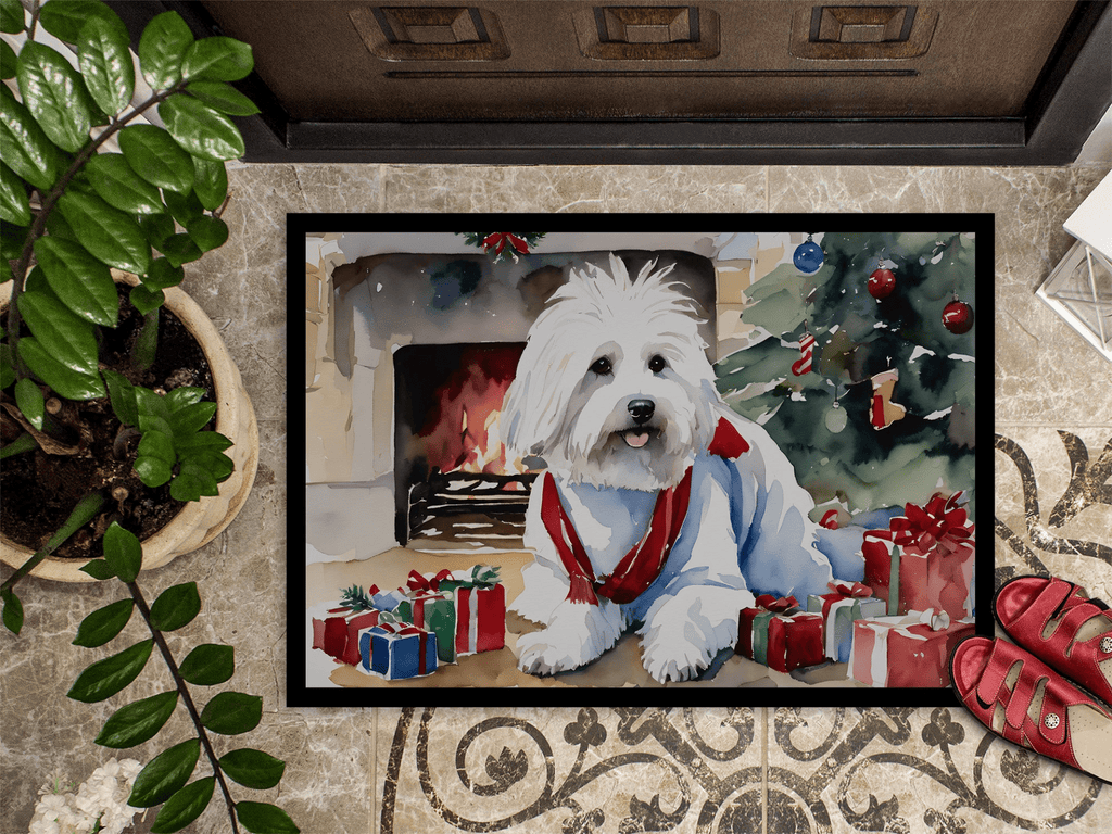 Glamorous Pups : Coton De Tulear Cozy Christmas Doormat