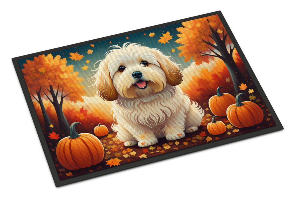 Glamorous Pups : Coton De Tulear Fall Doormat