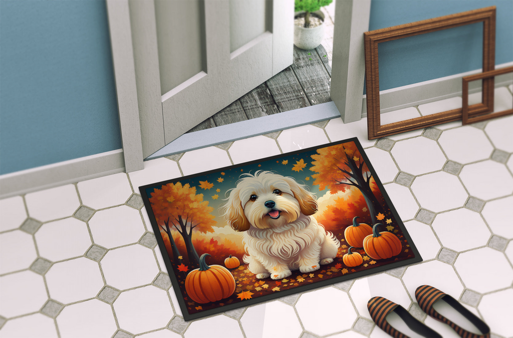 Glamorous Pups : Coton De Tulear Fall Doormat