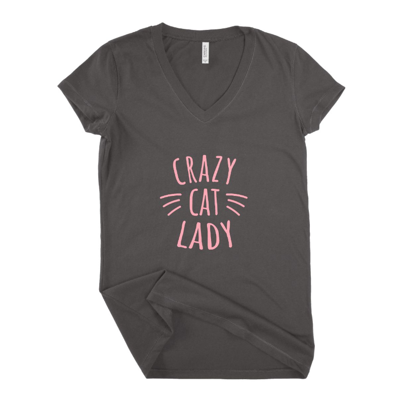 Glamorous Pups : Crazy Cat Lady Women T-shirt