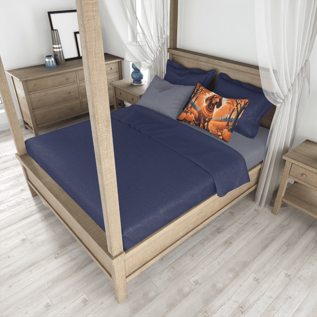 Glamorous Pups : Dachshund Fall Standard Pillowcase