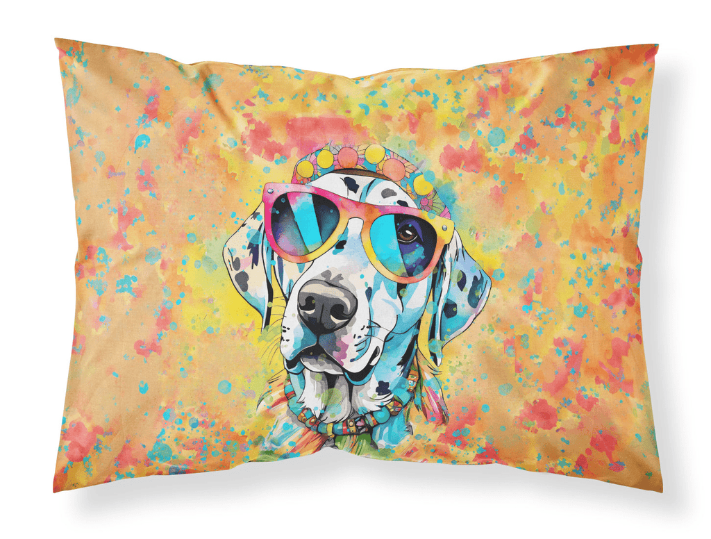 Glamorous Pups : Dalmatian Hippie Dawg Standard Pillowcase
