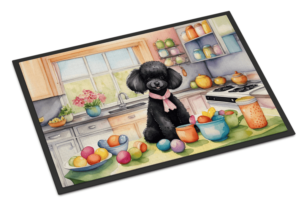 Glamorous Pups : Decorating Easter Black Poodle Doormat