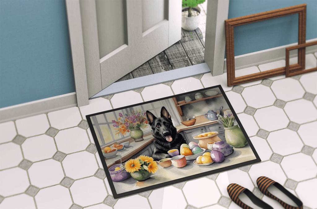Glamorous Pups : Decorating Easter German Shepherd Doormat