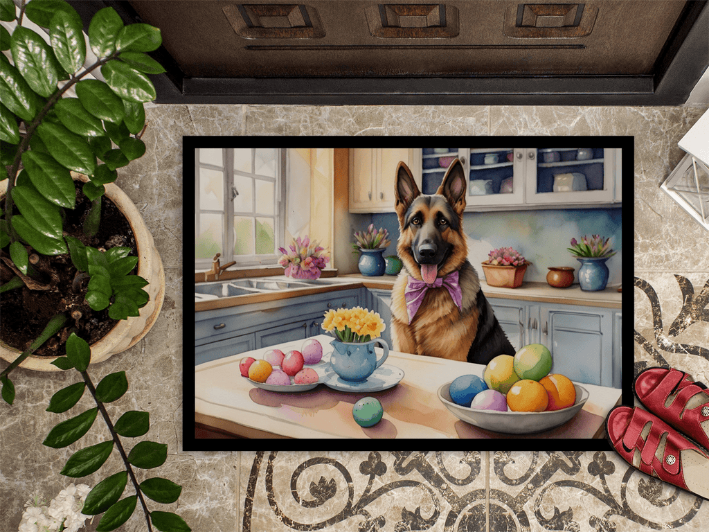 Glamorous Pups : Decorating Easter German Shepherd Doormat