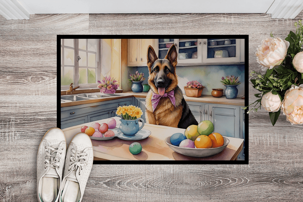 Glamorous Pups : Decorating Easter German Shepherd Doormat