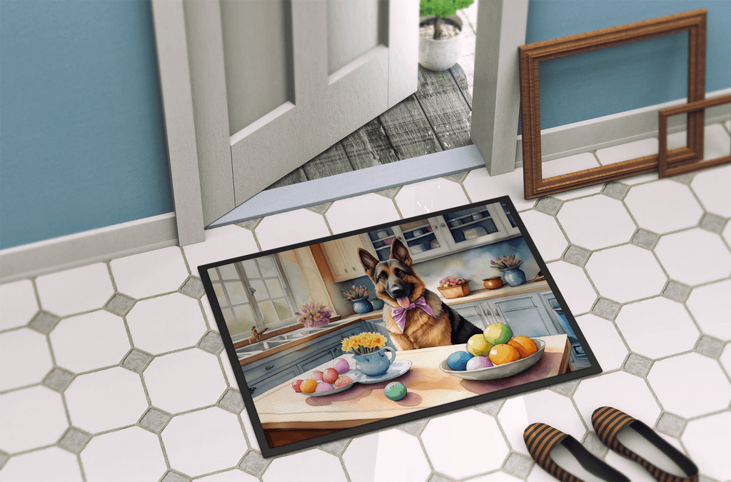 Glamorous Pups : Decorating Easter German Shepherd Doormat
