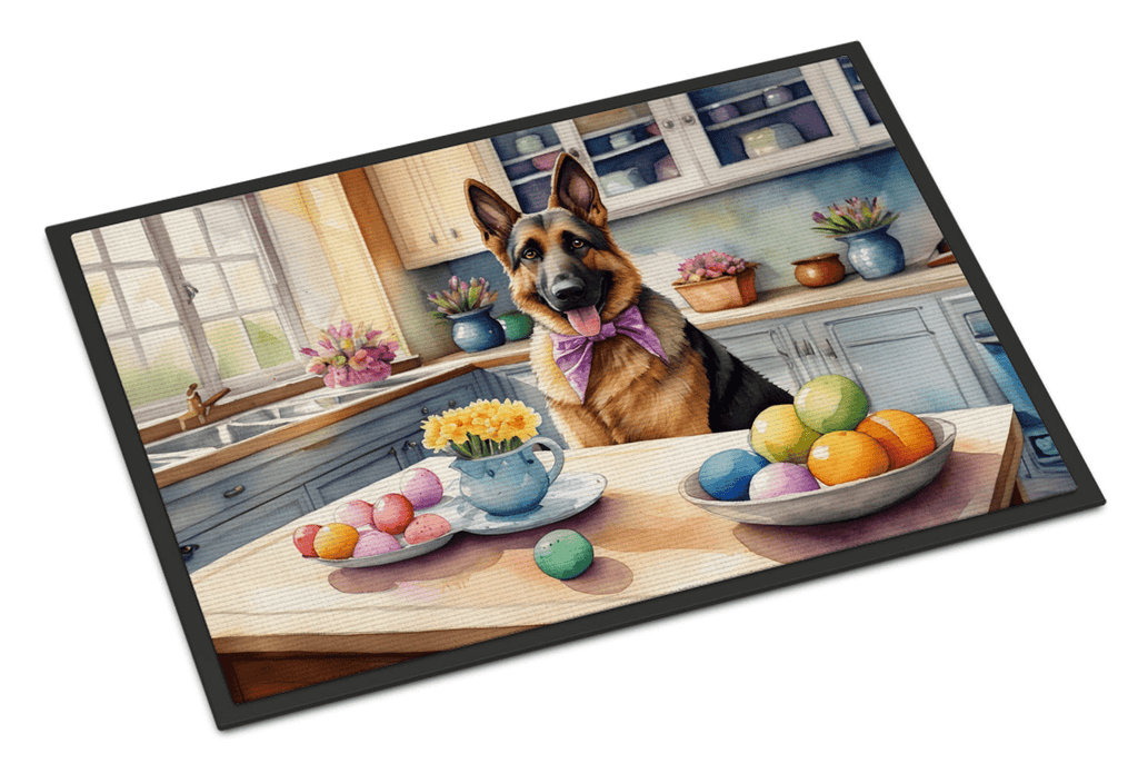 Glamorous Pups : Decorating Easter German Shepherd Doormat
