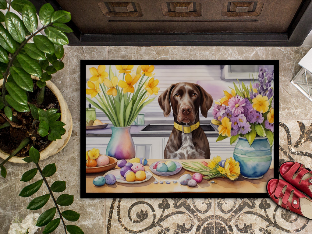 Glamorous Pups : Decorating Easter German Shorthaired Pointer Doormat