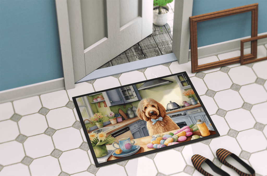 Glamorous Pups : Decorating Easter Goldendoodle Doormat