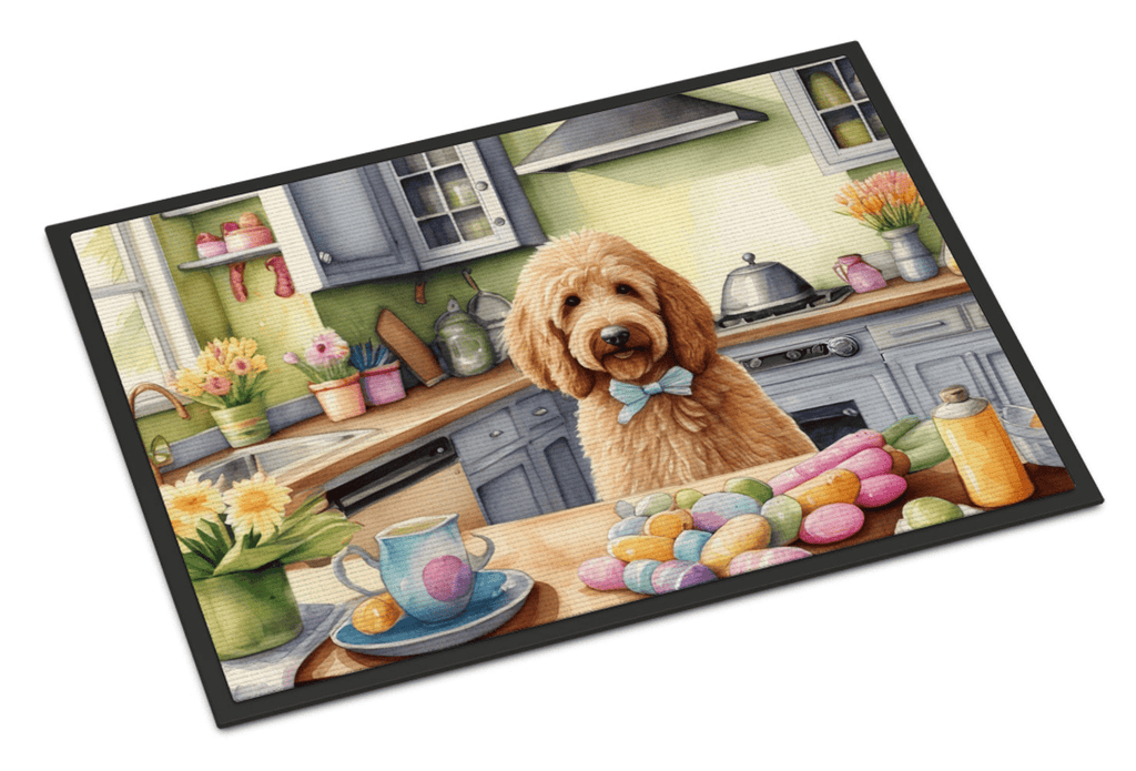 Glamorous Pups : Decorating Easter Goldendoodle Doormat