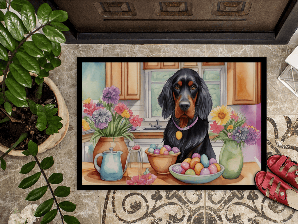 Glamorous Pups : Decorating Easter Gordon Setter Doormat