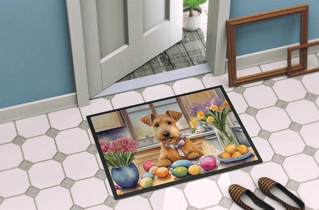 Glamorous Pups : Decorating Easter Lakeland Terrier Doormat