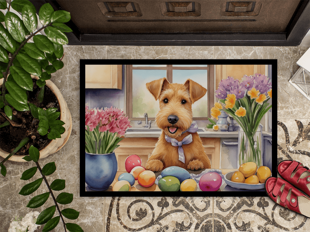 Glamorous Pups : Decorating Easter Lakeland Terrier Doormat