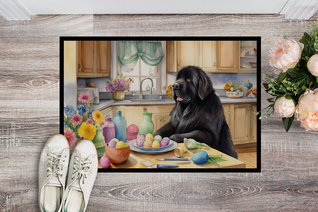 Glamorous Pups : Decorating Easter Newfoundland Doormat