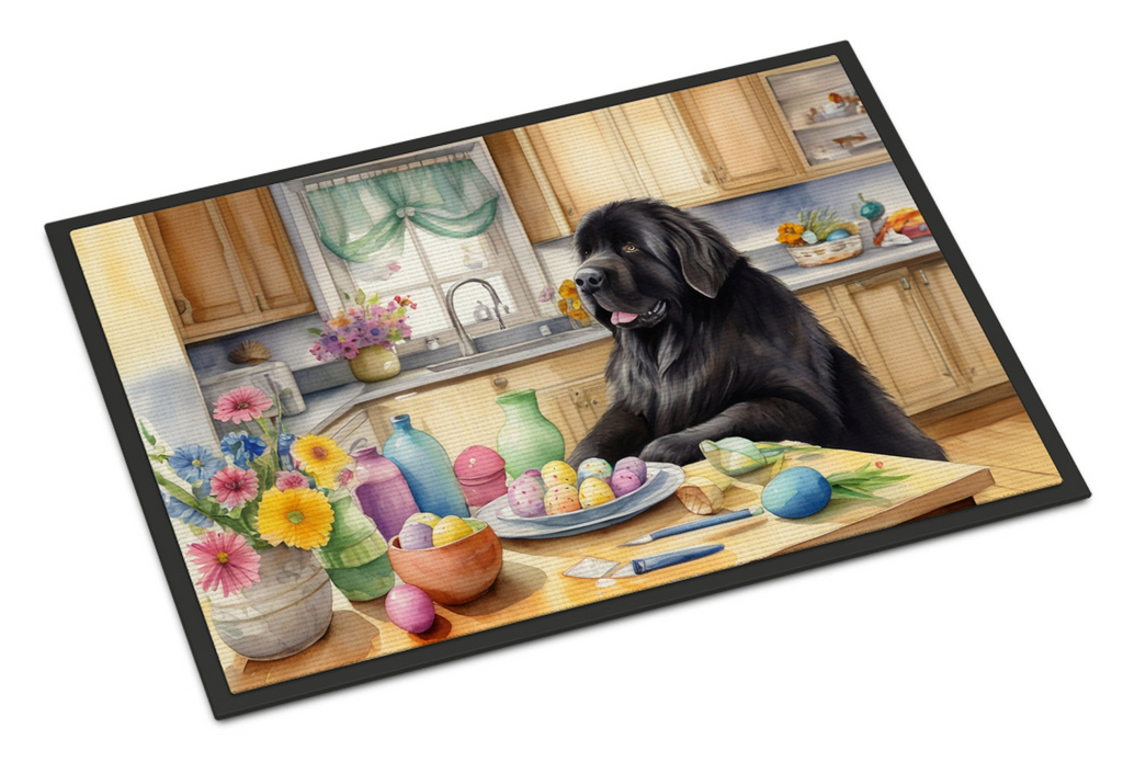 Glamorous Pups : Decorating Easter Newfoundland Doormat