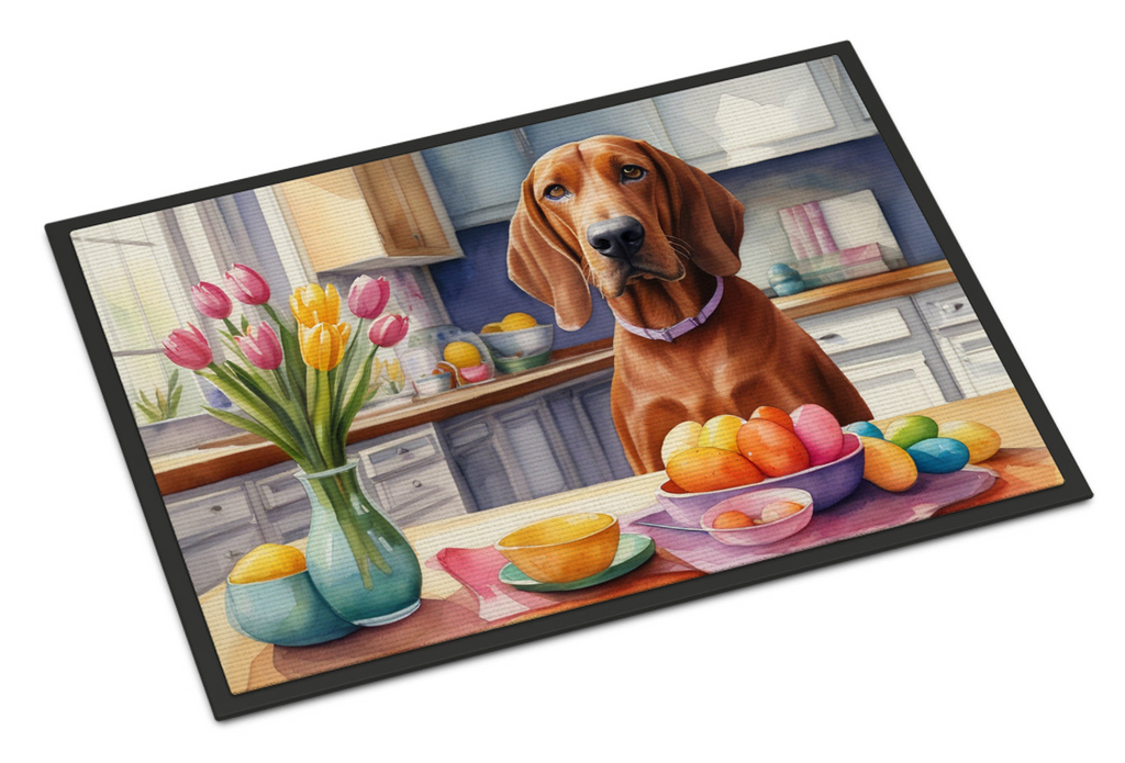 Glamorous Pups : Decorating Easter Redbone Coonhound Doormat