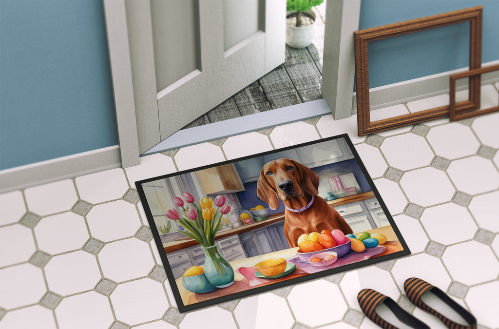 Glamorous Pups : Decorating Easter Redbone Coonhound Doormat