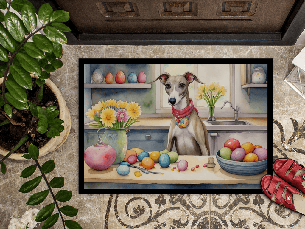 Glamorous Pups : Decorating Easter Whippet Doormat