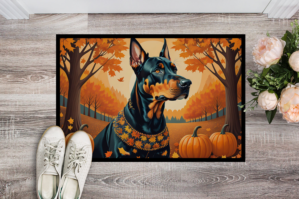 Glamorous Pups : Doberman Pinscher Fall Doormat