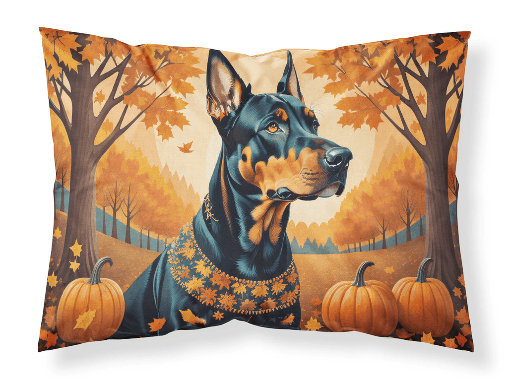 Glamorous Pups : Doberman Pinscher Fall Standard Pillowcase