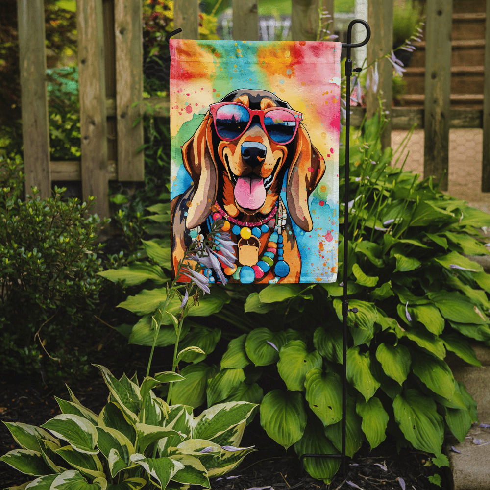 Glamorous Pups : Doberman Pinscher Hippie Dawg Garden Flag