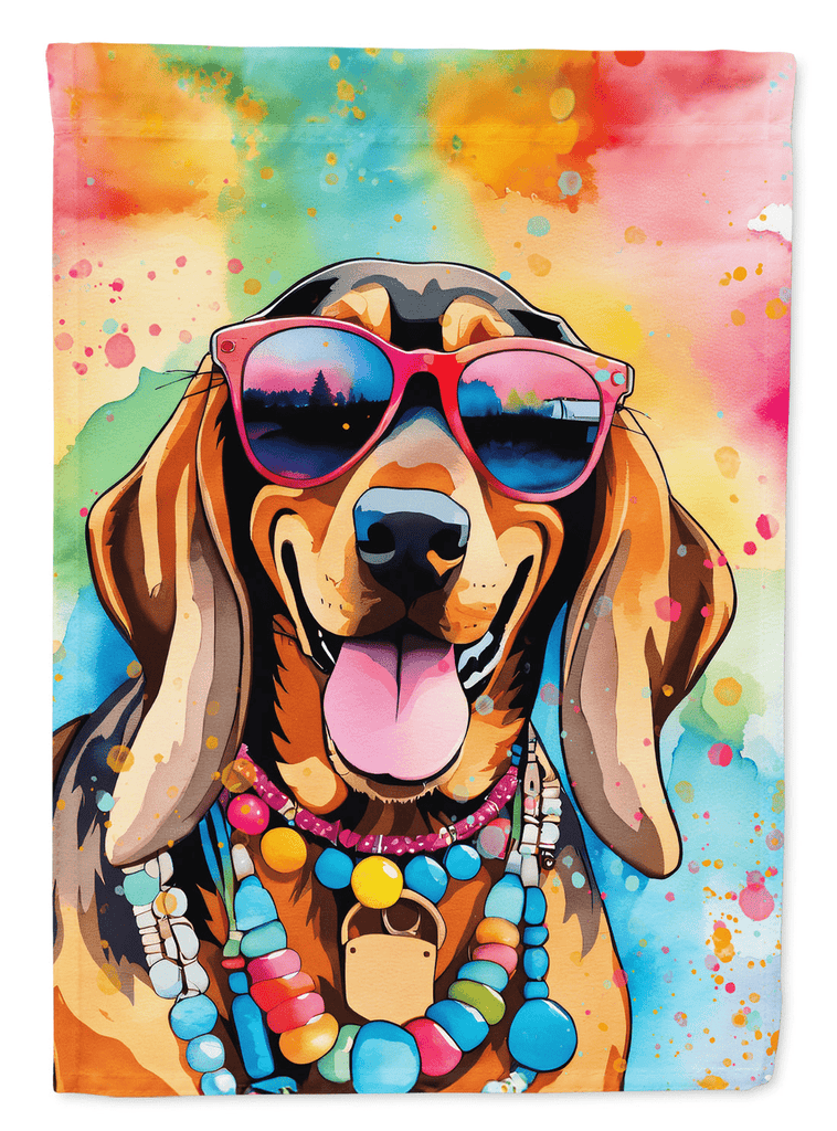 Glamorous Pups : Doberman Pinscher Hippie Dawg Garden Flag