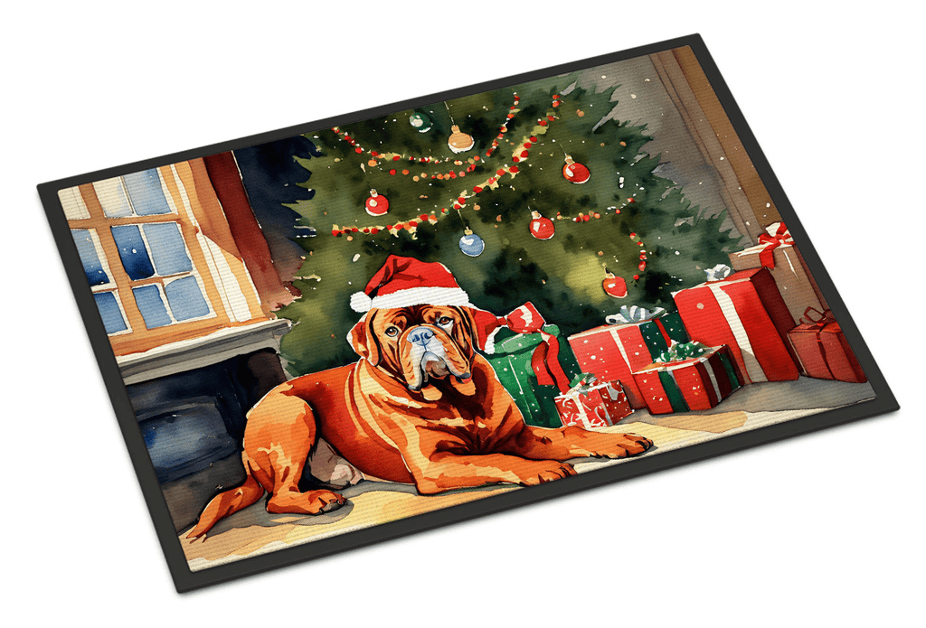 Glamorous Pups : Dogue de Bordeaux Cozy Christmas Doormat