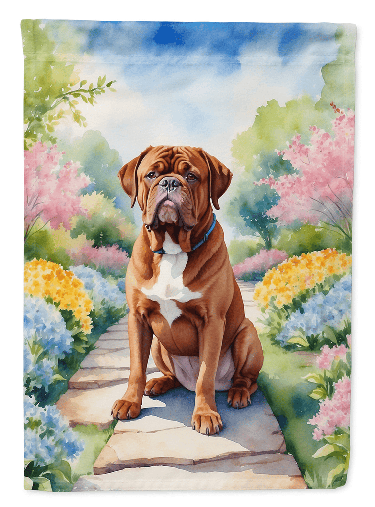 Glamorous Pups : Dogue de Bordeaux Spring Path Garden Flag