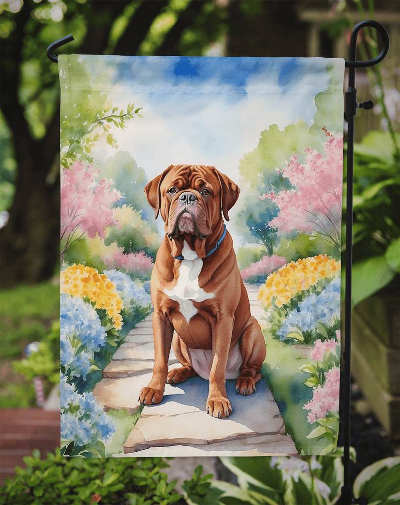 Glamorous Pups : Dogue de Bordeaux Spring Path Garden Flag