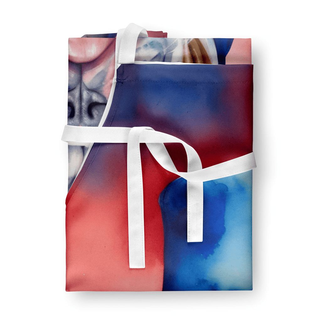 Glamorous Pups : English Bulldog Patriotic American Apron