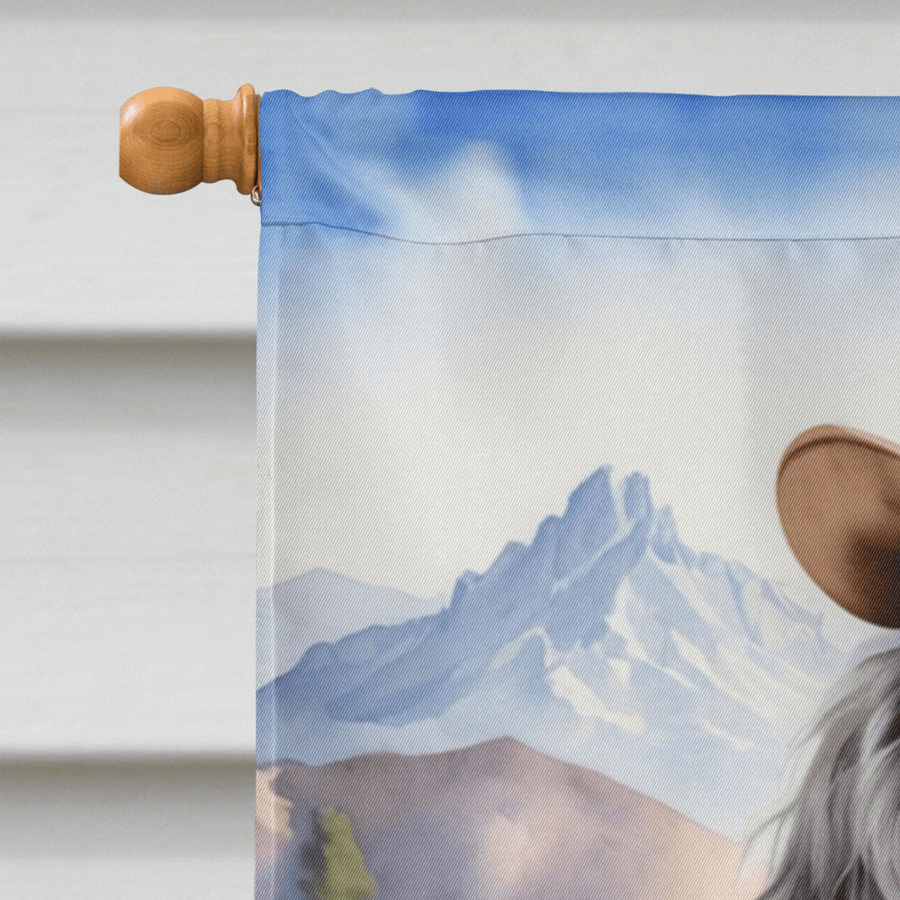 Glamorous Pups : English Setter Cowboy Welcome House Flag