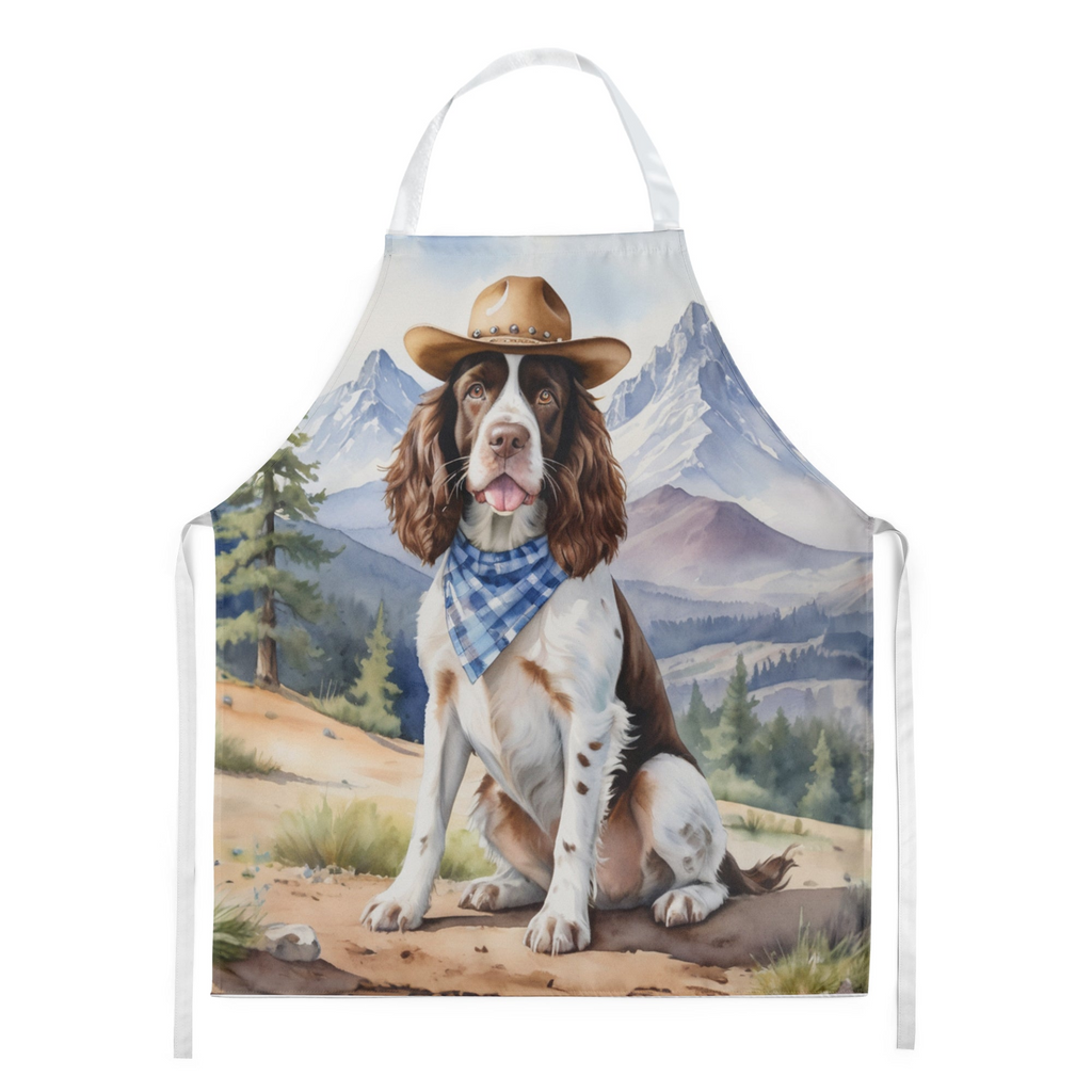 Glamorous Pups : English Springer Spaniel Cowboy Welcome Apron